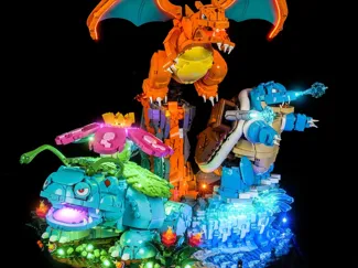 Leg o Pokémon Venusaur, Charizard e Blastoise