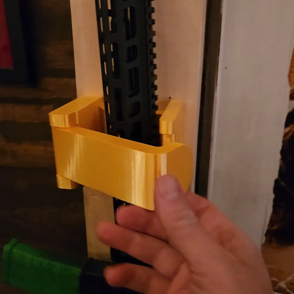 AR - Shotgun - Vert Wall Mount - Modular - Free 3D Print Model - MakerWorld