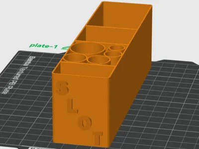 Parametric SLOT CAR Modeling Tool Holder