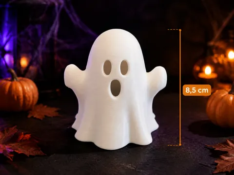 Adorno temático: Halloween Geist - LED-Teelicht — referencia de MakerWorld