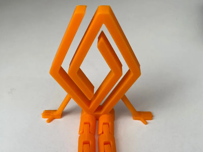 Renault Logo / sign with flexi legs
