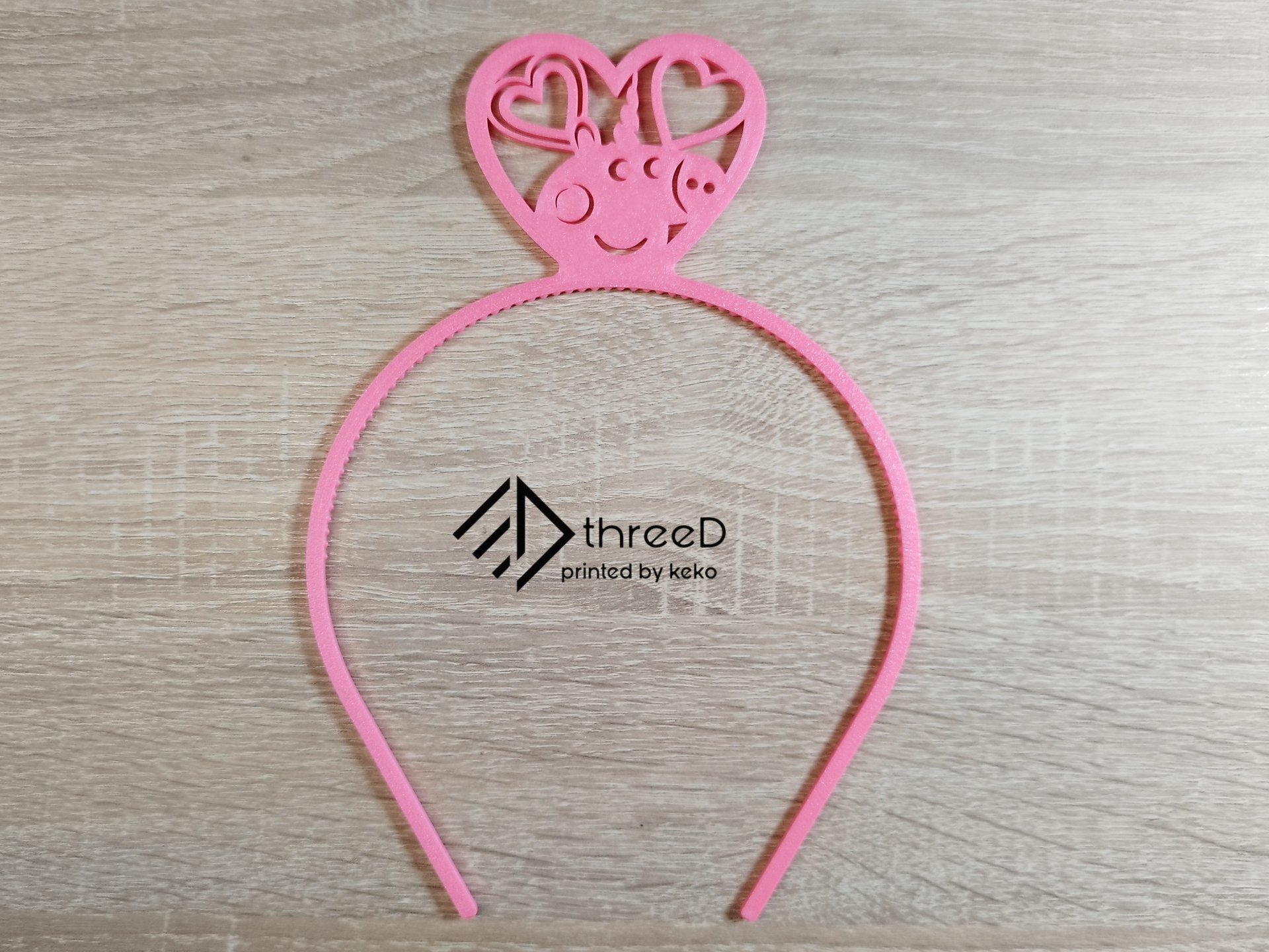 Einhorn-Herz-Haarreif | Süßes Fantasie-Design