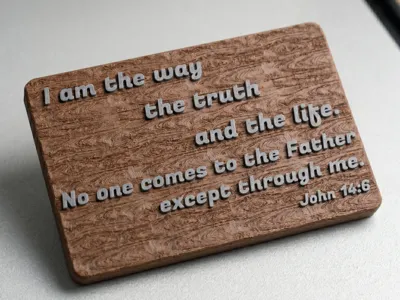 John 14:6 Christian Plaque – The Way Truth Life