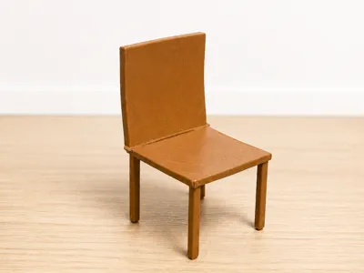 1/12 Scale School Chair (Simple School Chair for Figures)