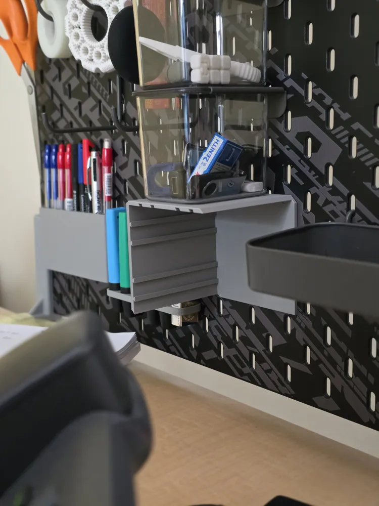 Parametric Drawer with Skadis Mount - Free 3D Print Model - MakerWorld