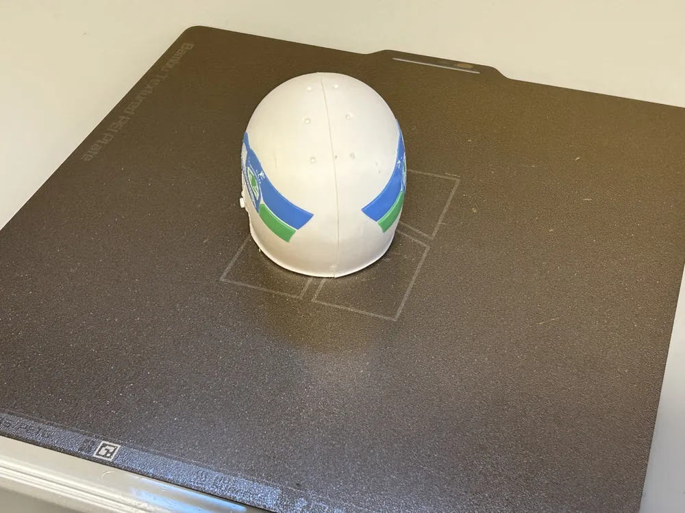 Retro Seattle Seahawks Mini Helmet - Free 3D Print Model - MakerWorld