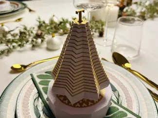 Expanding Christmas Tree with Stand and Gift Box