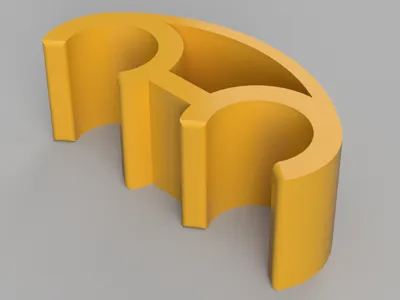 PTFE 4mm cable clip 10 min print