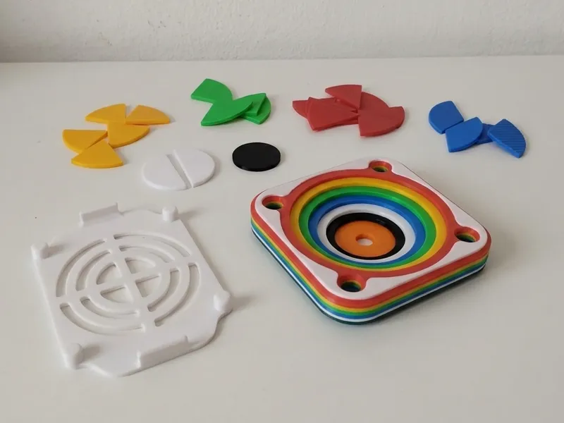 Concentric Circles Educational Puzzle / NO AMS