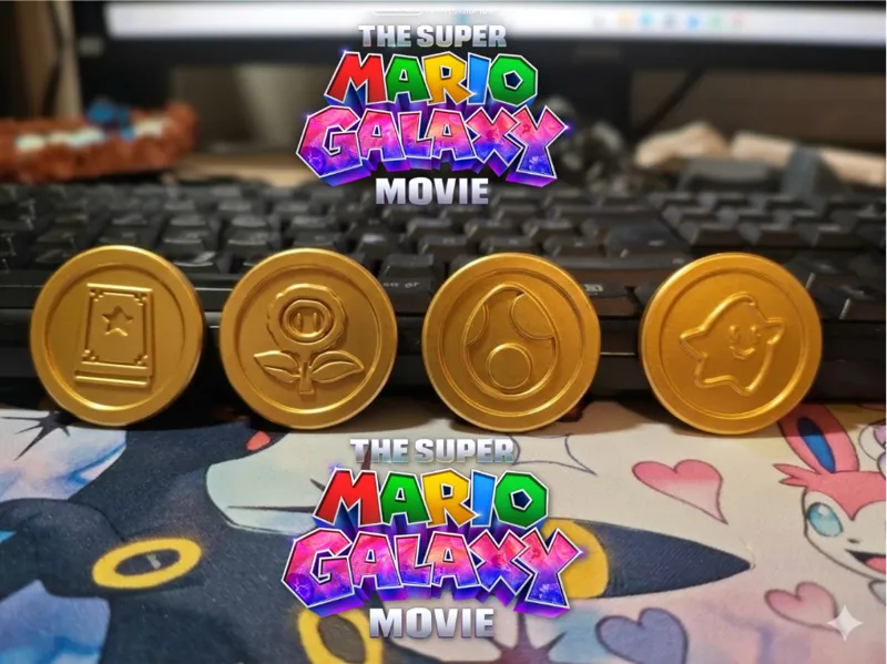 Monedas de Super Mario Galaxy La Pelicula