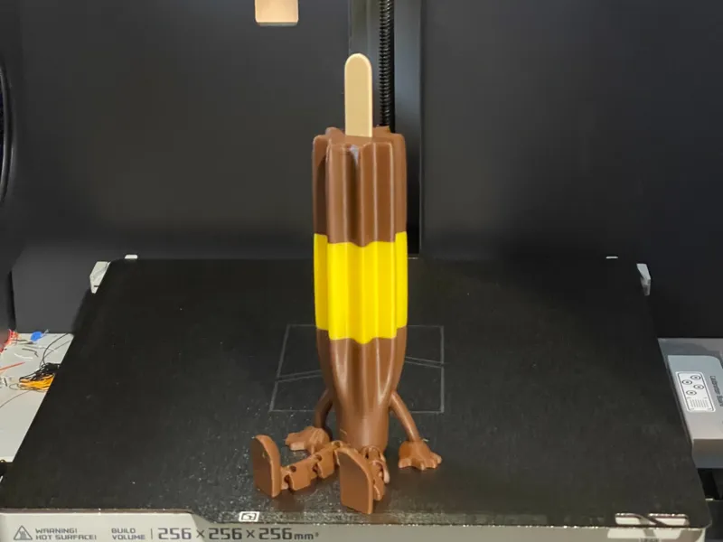 Friendly Articulated Banana Fudge Bomb Popsicle