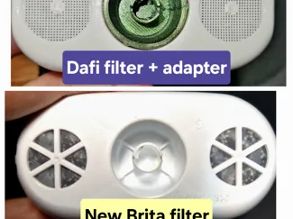 Brita filter valve adapter for Dafi filters