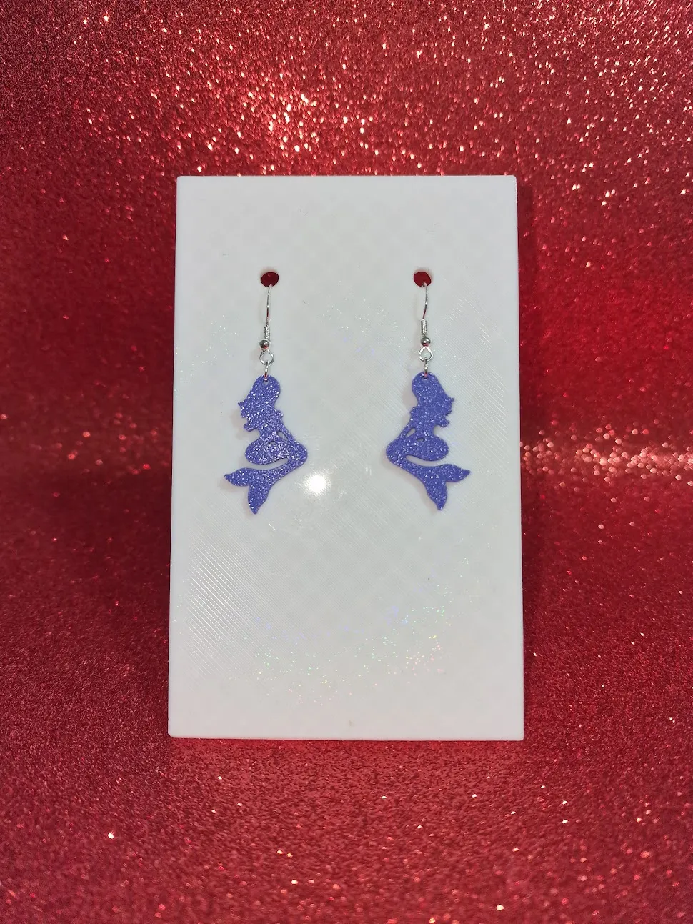 Pretty mermaid earrings view 2