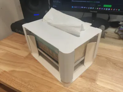 Repulsive Magnetic Tissue Box-Based on magnetic repulsion tissue box