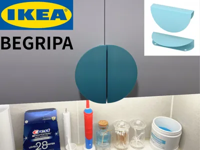 BEGRIPA IKEA for SMÅSTAD doors
