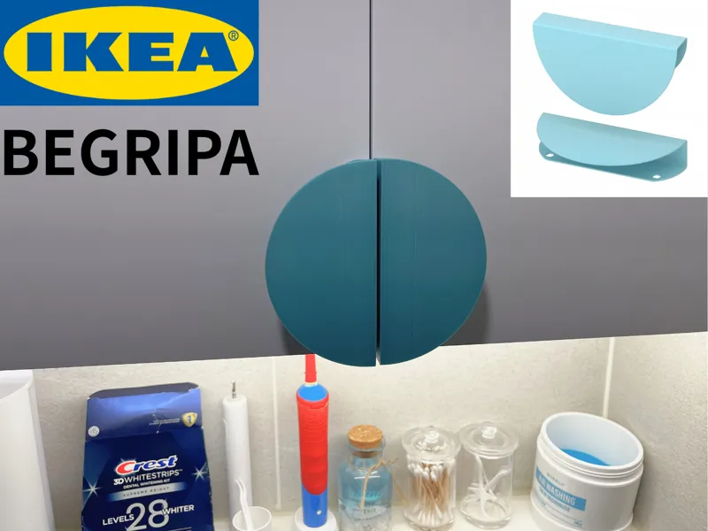 BEGRIPA IKEA for SMÅSTAD doors