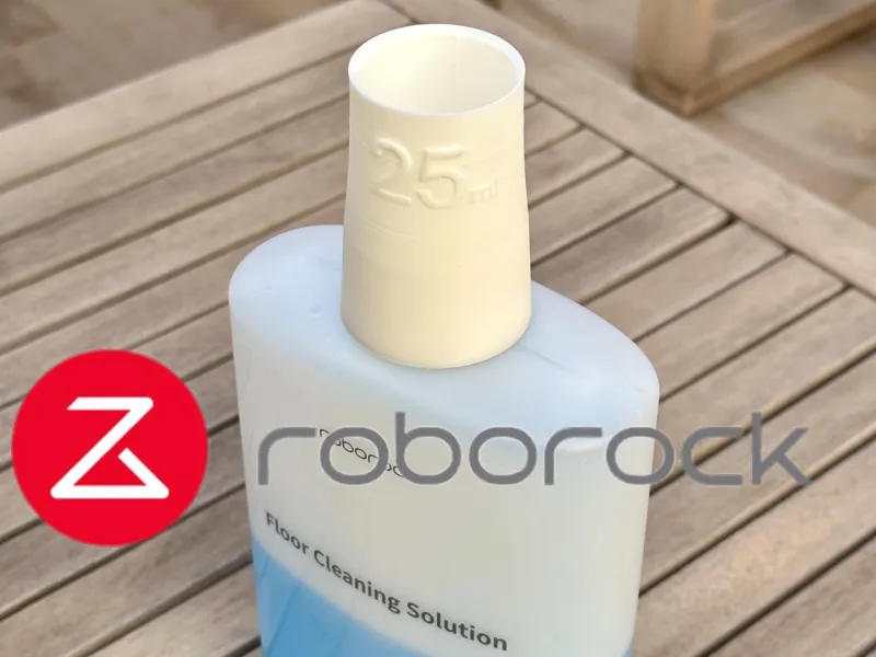 Dosing cap for Roborock cleaning solution