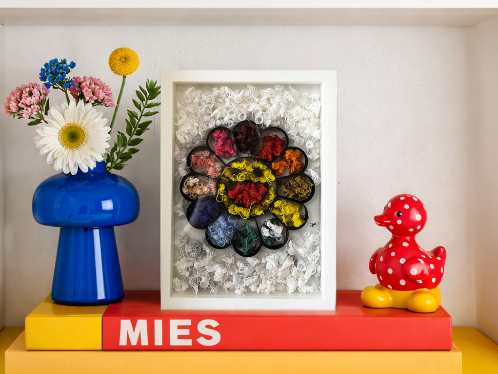 From Waste to Art – Modular Poop Flower Frame