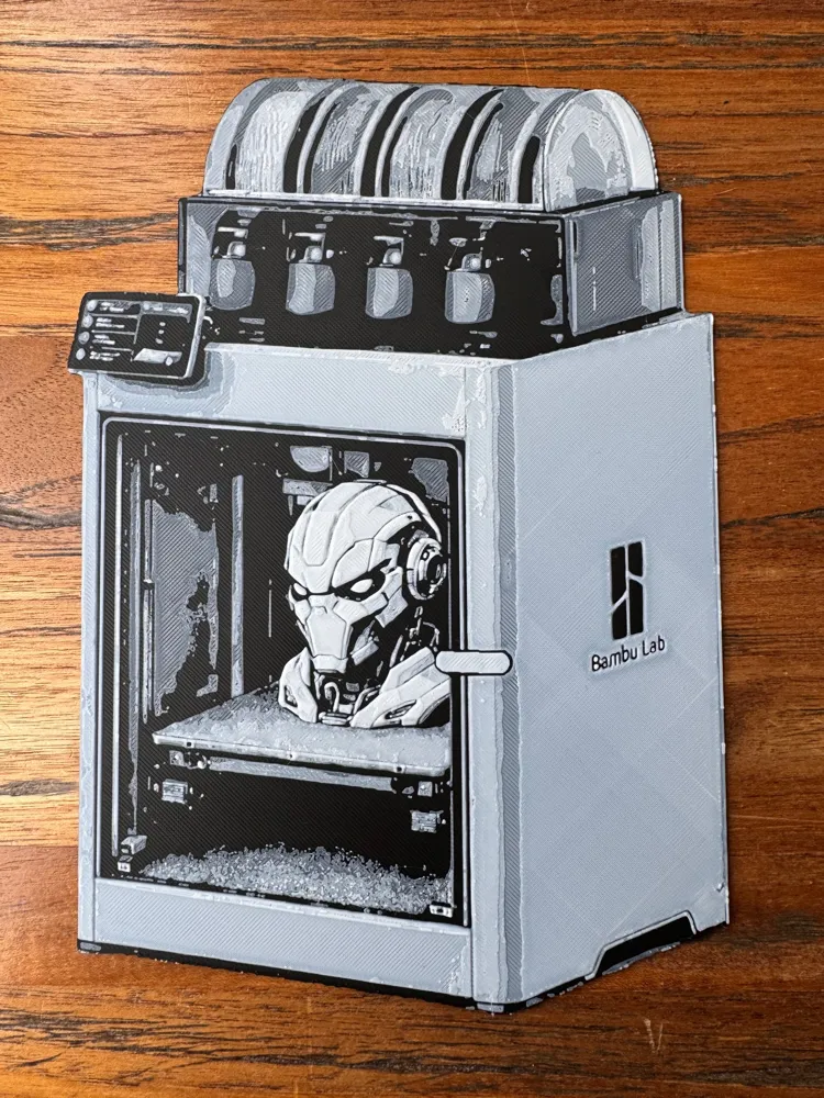 Bambu Lab X1 P2S Hueforge - Free 3D Print Model - MakerWorld