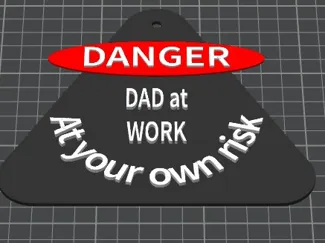 Dad at work