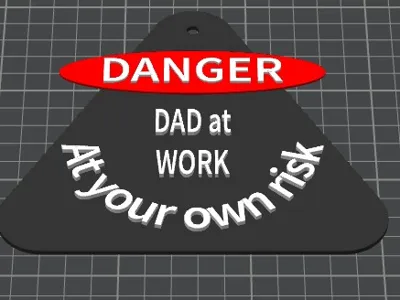 Dad at work