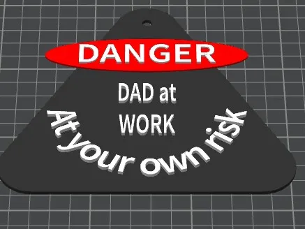 Dad at work