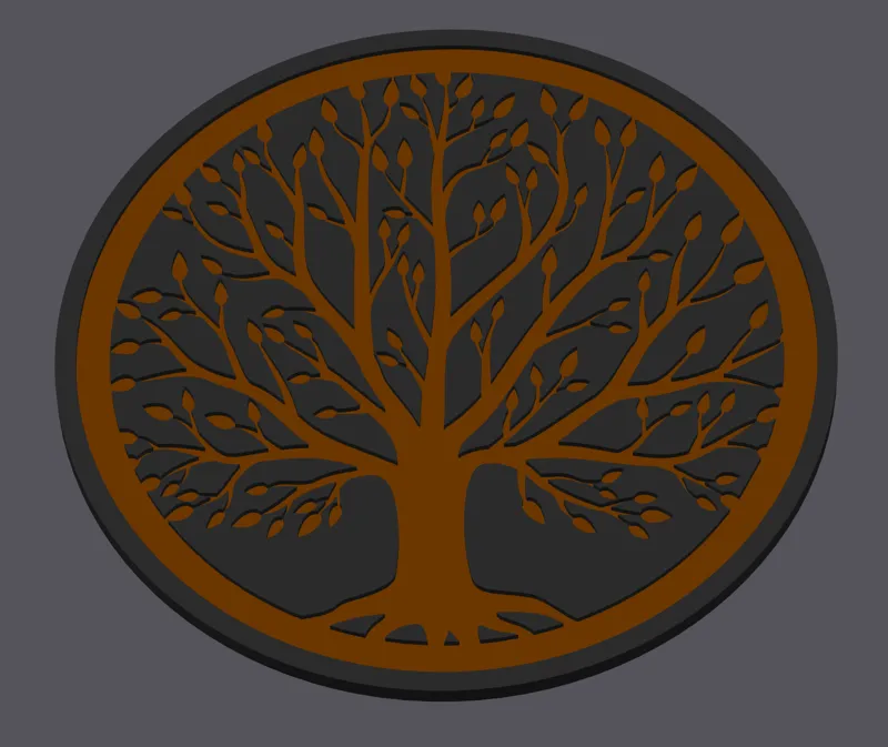 Tree of Life Coaster // Lebensbaum Untersetzer