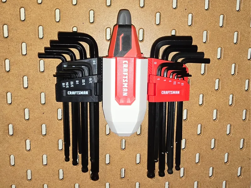 Craftsman hex keys Skadis mount