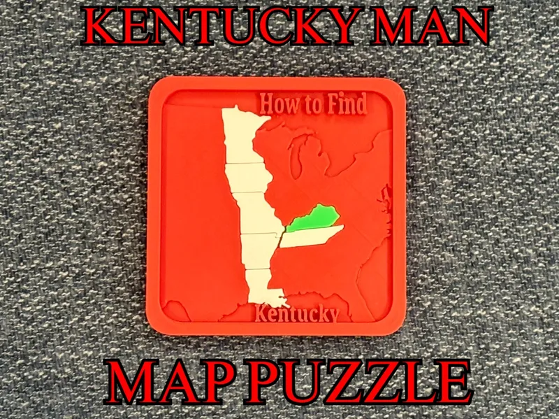 Kentucky Chicken Chef Map Puzzle