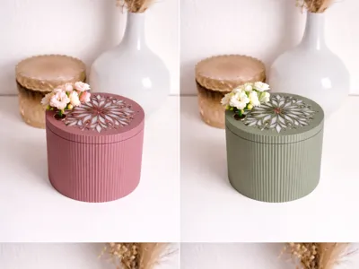 Decorative Box with integrated Test Tube