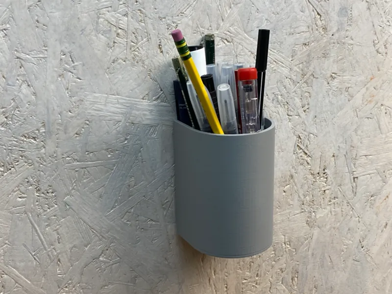 Pen Cup Wall Mounted - Pen holder 