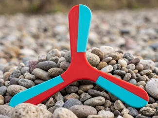 3 blade boomerang aerodynamic perfect return