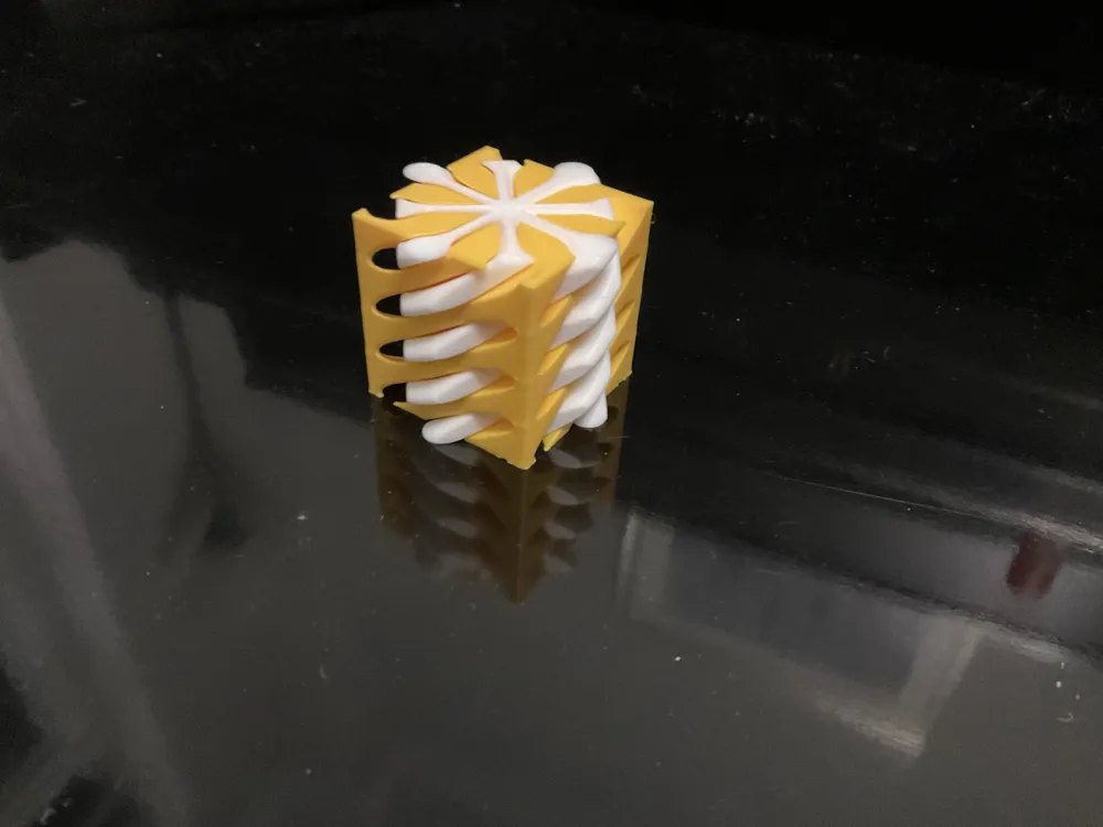 impossible passthrough cube - Free 3D Print Model - MakerWorld