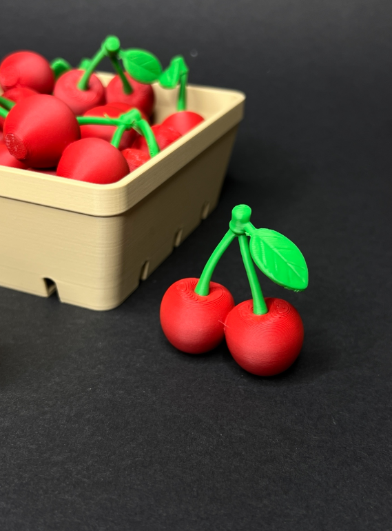 Kirschen für Spielzeug Kaufladen - Deko Kirschen - 1