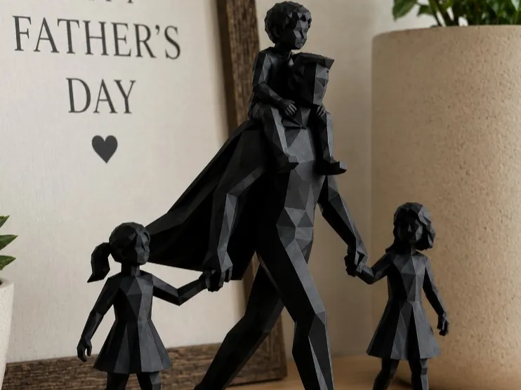 Everyday Hero - Fathers Day - 2 Daughters + 1 Son