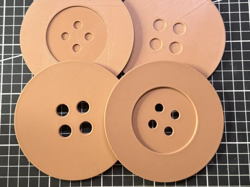 buttons - coaster