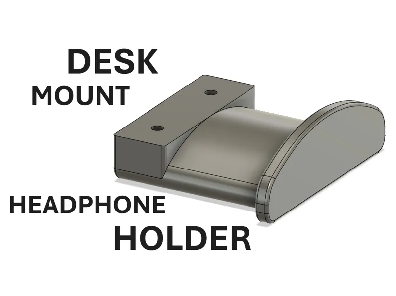 Headphone desk mount