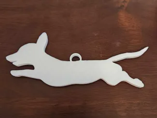 Dachshund Keychain