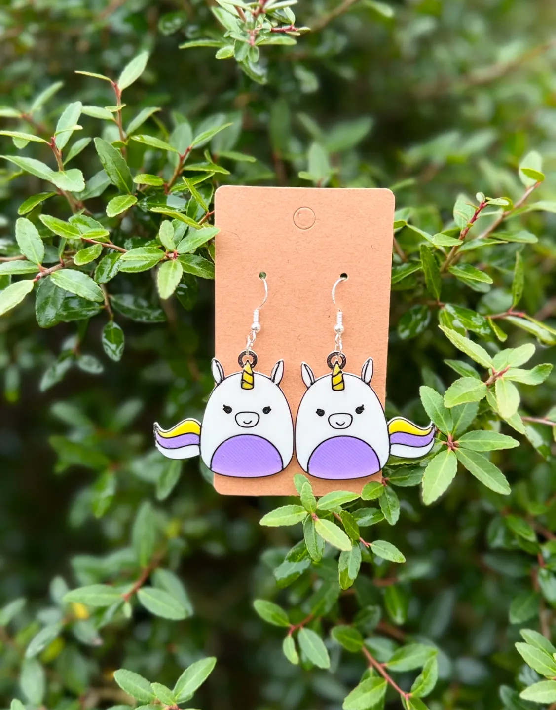 Squish Mellow Unicorn Earrings view 2
