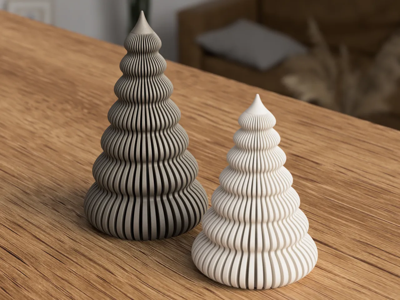 Christmas trees (tealight compatible) view 2