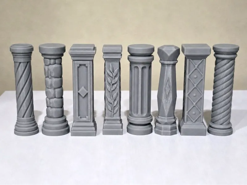 Stone Pillars Set