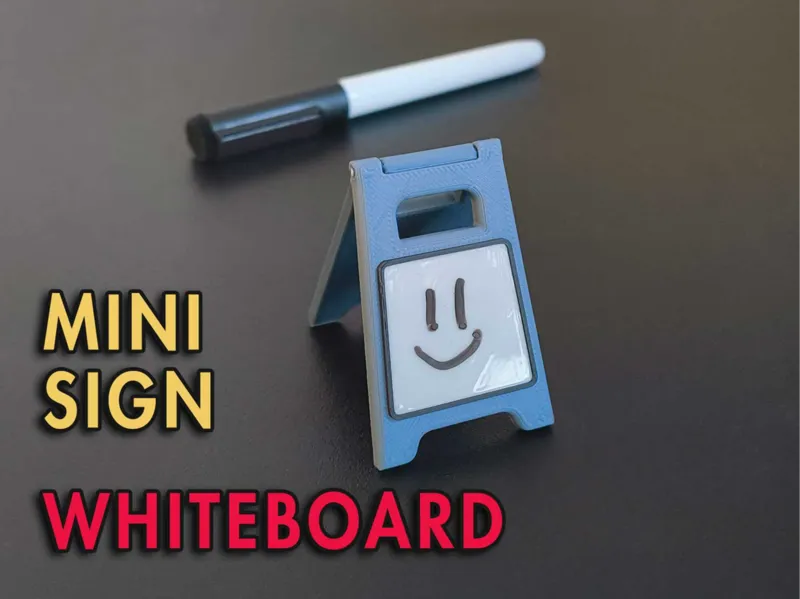 Mini Whiteboard Floorsign