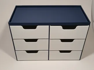 6-Drawer Desk Organizer — Tall Drawer Edition