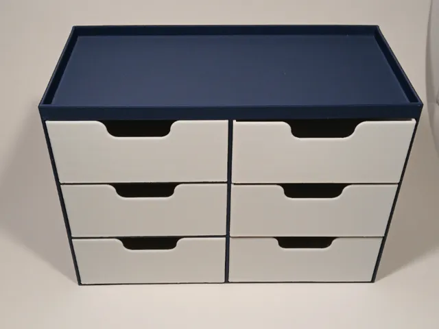 6-Drawer Desk Organizer — Tall Drawer Edition