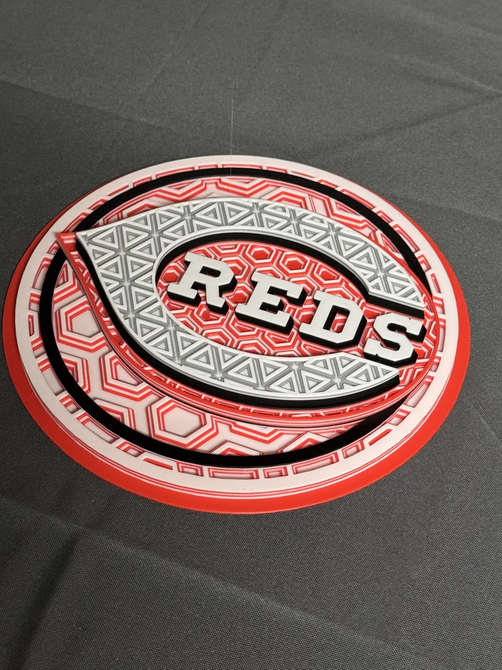 Cincinnati Reds Dimensional Mosaic by Richie Rich Richie RichMakerWorld ...