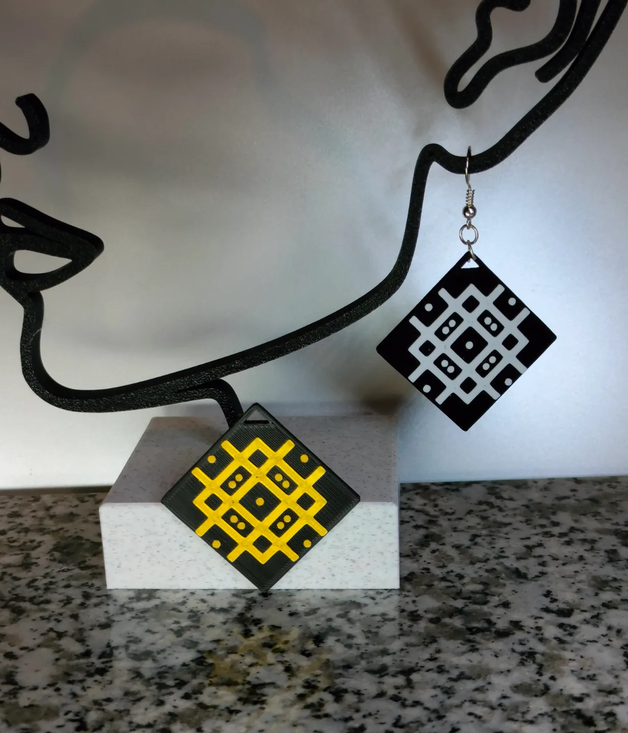 modern earrings no.3 view 2