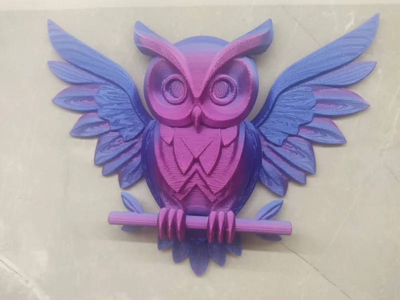 Owl wall decoration