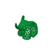 Éléphant de l'amour façon Voronoi — photo 2