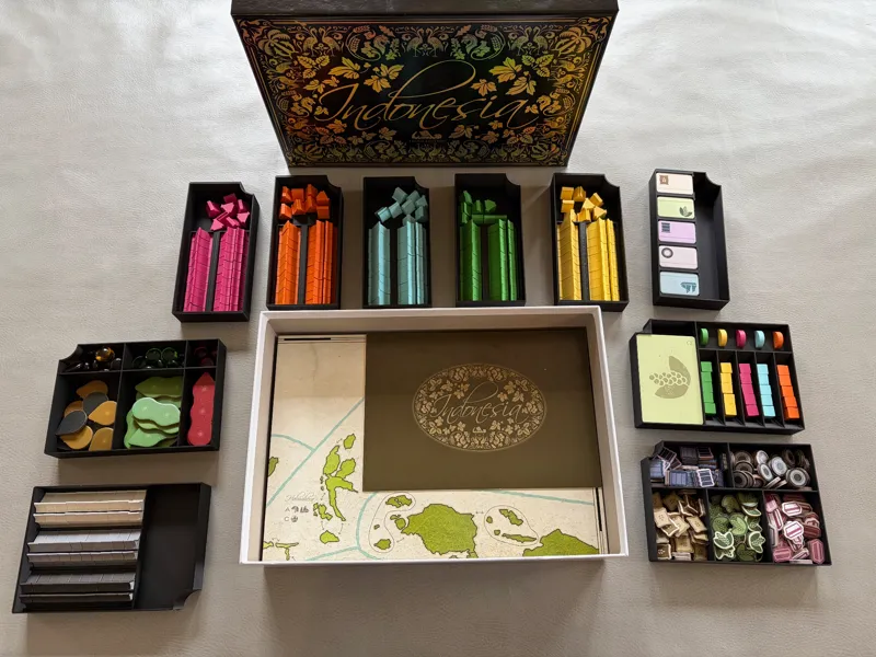 Indonesia 3E Board Game Insert