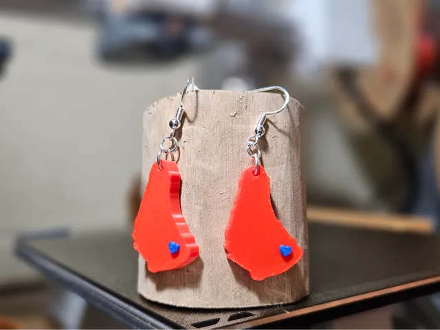 Heart of Barbados Earrings
